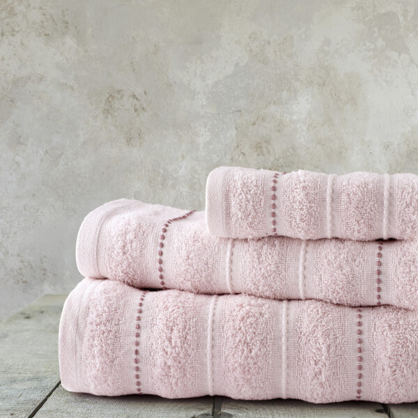 Nima Home Σετ Πετσέτες (30×50 + 50×90 + 70×140) – Aura Pink Ροζ shopinhome shopinhome
