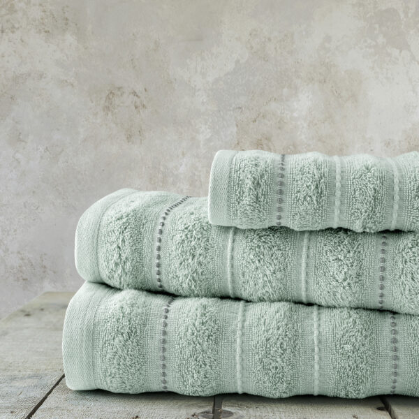 Nima Home Σετ Πετσέτες (30×50 + 50×90 + 70×140) – Aura Mint Μέντα shopinhome shopinhome