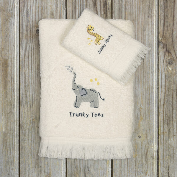 Kocoon Kids Σετ Πετσέτες (30×50 + 70×120) – Safari Pals shopinhome shopinhome