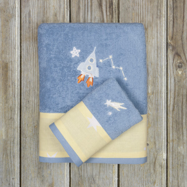Kocoon Kids Σετ Πετσέτες (30×50 + 70×120) – Space shopinhome shopinhome