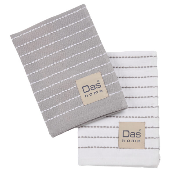 DAS HOME ΣΕΤ ΠΟΤΗΡΟΠΑΝΑ 2ΤΜΧ 30Χ50 0824 GREY, WHITE shopinhome shopinhome