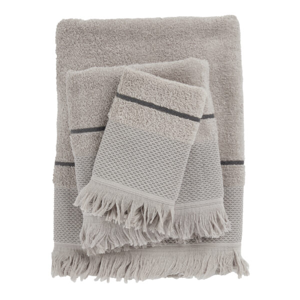 DAS HOME ΣΕΤ ΠΕΤΣΕΤΕΣ 3ΤΕΜΑΧΙΩΝ BEST 0841 GREY shopinhome shopinhome