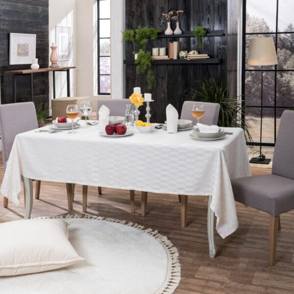 Τραπεζομάντηλο Abelie – 160x250cm + 12 πετσέτες shopinhome shopinhome