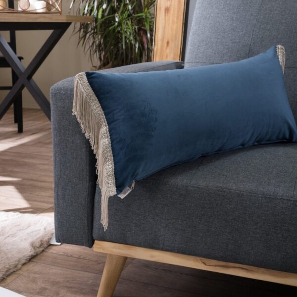 Μαξιλαροθήκη Velvet 04 Με Κρόσι (30x60cm) – 30x60cm με γέμιση shopinhome shopinhome