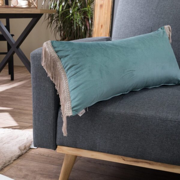 Μαξιλαροθήκη Velvet 15 Με Κρόσι (30x60cm) – 30x60cm με γέμιση shopinhome shopinhome
