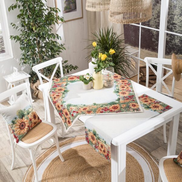 Καρέ & Τραβέρσα Sunflower (Σετ 2τεμ.) – 100x100cm & 40x100cm shopinhome shopinhome