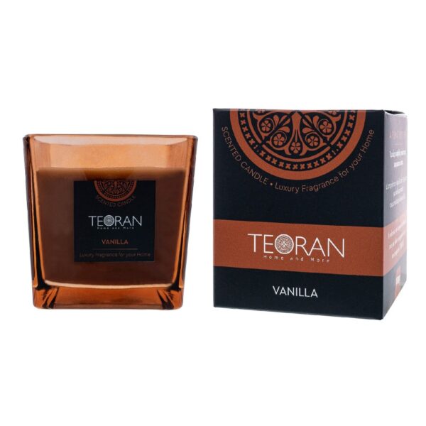 Αρωματικο κερί Vanilla τετράγωνο 410 γρ – Τετράγωνο 410gr shopinhome shopinhome