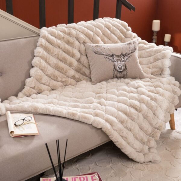 Γούνινο Ριχτάρι Cube 02 – 127 x  152 cm shopinhome shopinhome